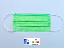 Carica l'immagine nel visualizzatore di Gallery, COLOR / Mascherina Monouso 3 veli -  Made in Italy - 5 conf. da 10 pz.