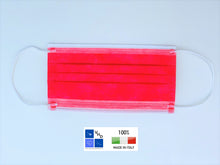 Carica l'immagine nel visualizzatore di Gallery, COLOR / Mascherina Monouso 3 veli -  Made in Italy - 5 conf. da 10 pz.
