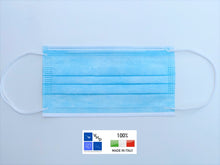 Carica l'immagine nel visualizzatore di Gallery, Mascherina Monouso 3 veli -  Made in Italy - 5 conf. da 10 pz.