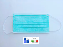 Carica l'immagine nel visualizzatore di Gallery, COLOR / Mascherina Monouso 3 veli -  Made in Italy - 5 conf. da 10 pz.