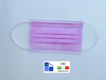 Carica l'immagine nel visualizzatore di Gallery, COLOR KIDS/ Mascherina Monouso 3 veli - Made in Italy - 5 conf. da 10 pz.
