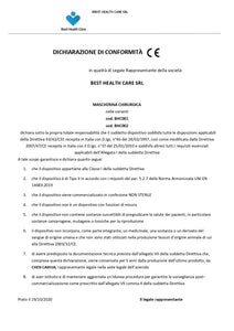 COLOR / Mascherina Monouso 3 veli -  Made in Italy - 5 conf. da 10 pz.